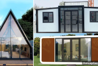 Modern A-Frame Tiny House with Power and Balcony for Under $14K