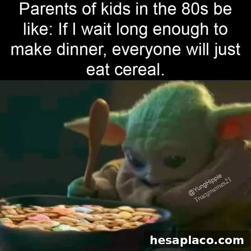 Funny Baby Yoda parenting meme