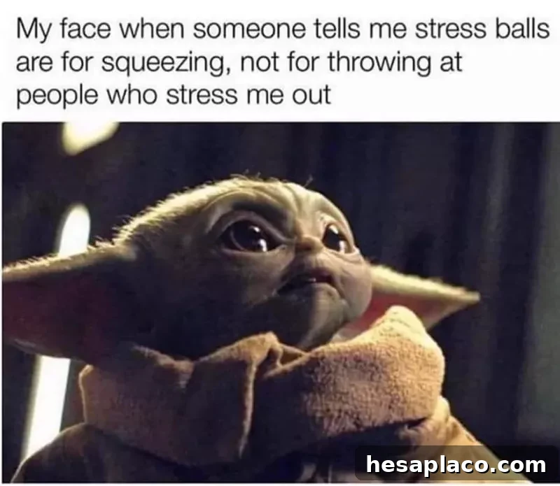 Angry Baby Yoda