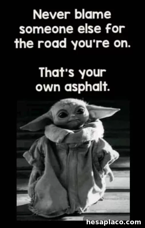 Punny Baby Yoda meme