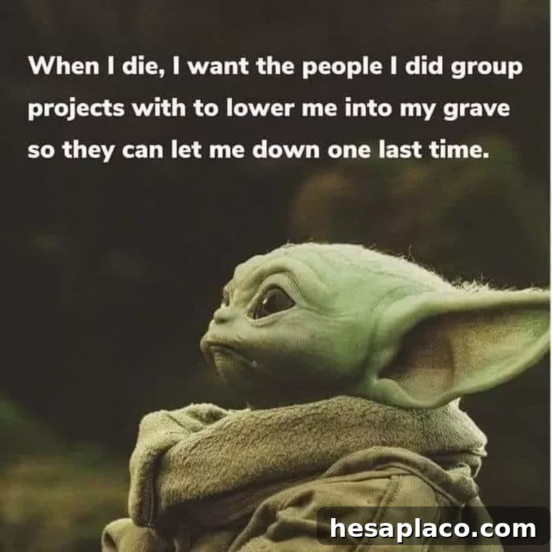 Baby Yoda sarcasm meme
