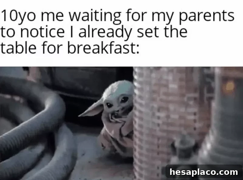 Silly Baby Yoda Meme