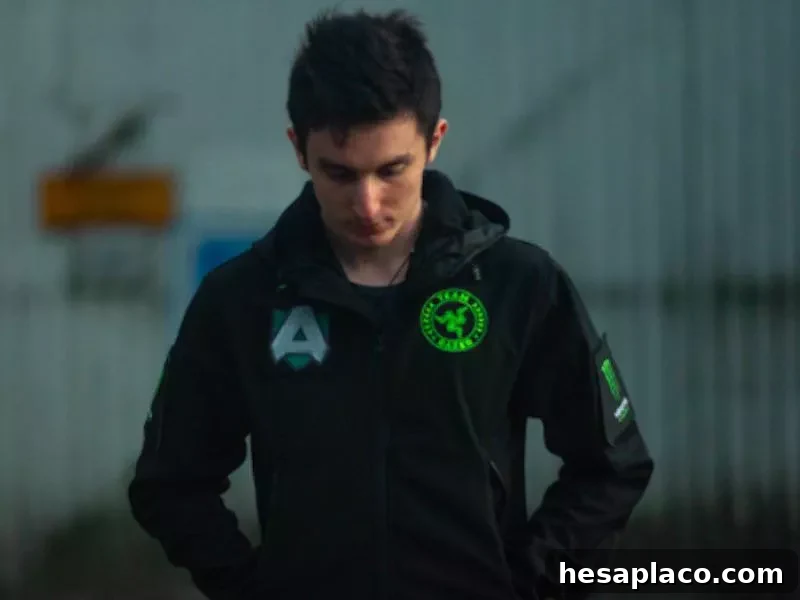 Player in Alliance jacket