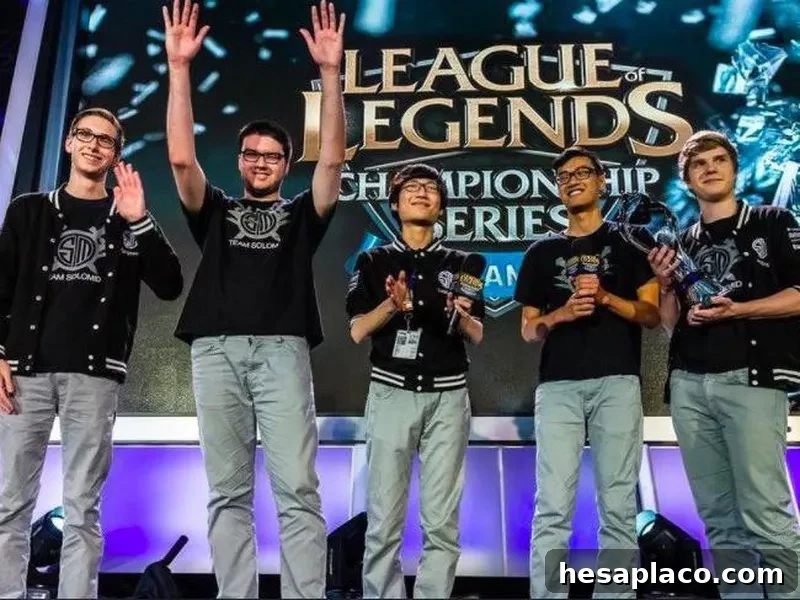 Team SoloMid celebrates