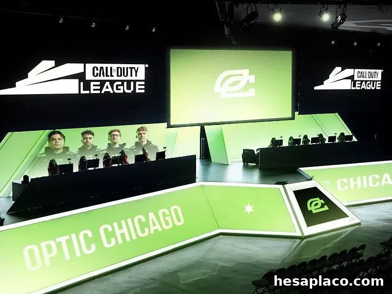 OpTic Gaming stage