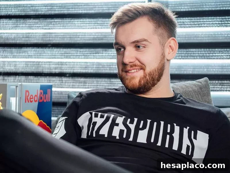 Player wearing G2 Esports shirt