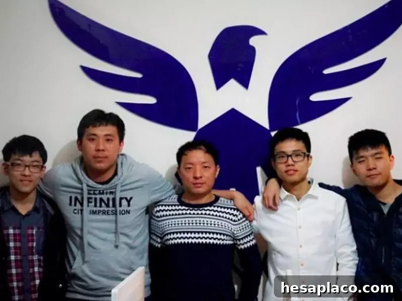 Players from Wings Gaming posing