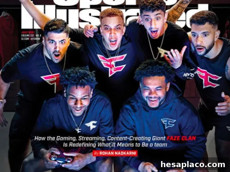 FaZe Gaming on Sports Illustrated cover