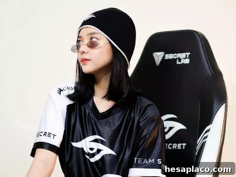 Team Secret player on chair