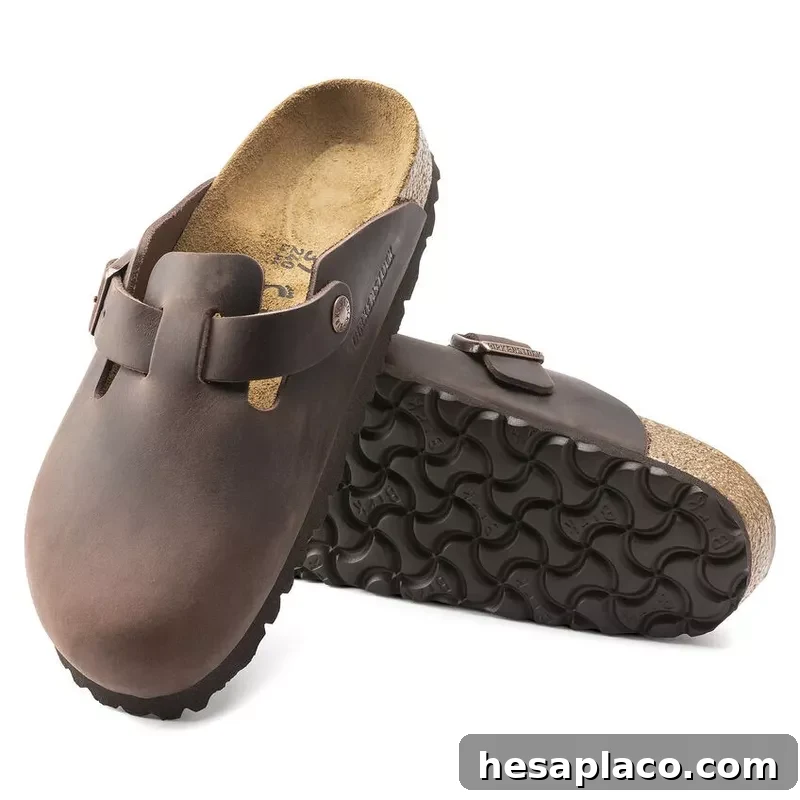 Birkenstock shoes for men, Boston Oiled Leather