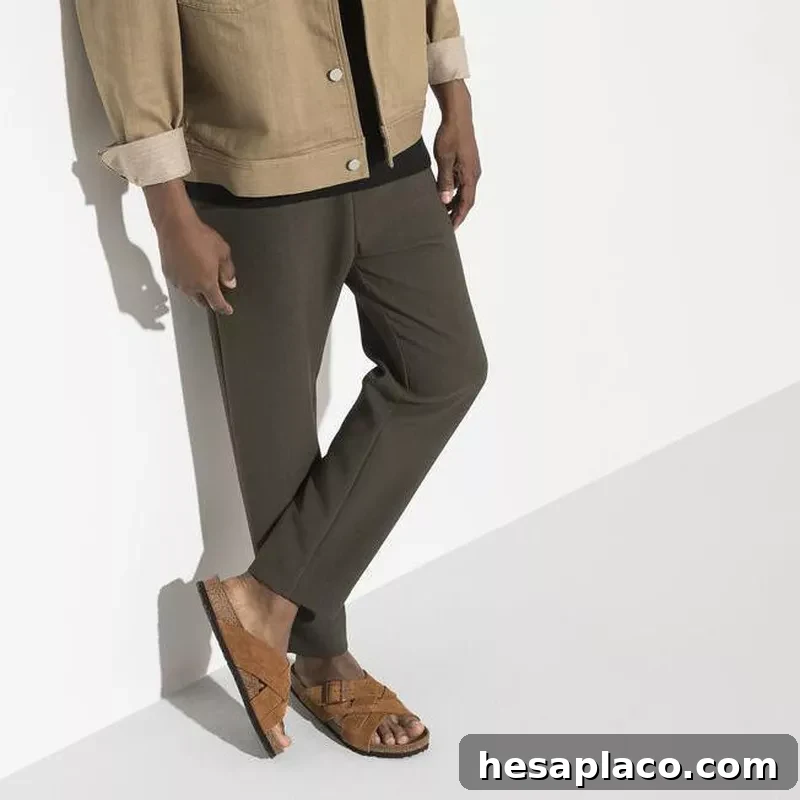 Birkenstock Lugano Soft Footbed Suede Leather