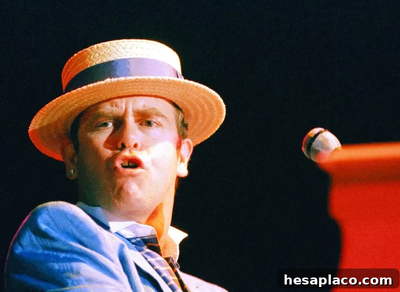Elton John in 1984