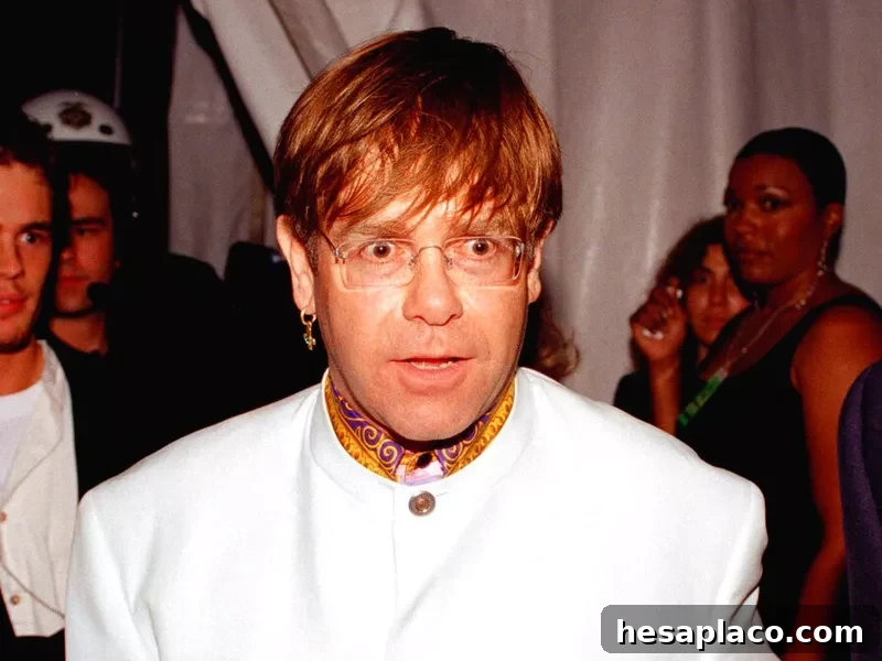 Elton John in 1995