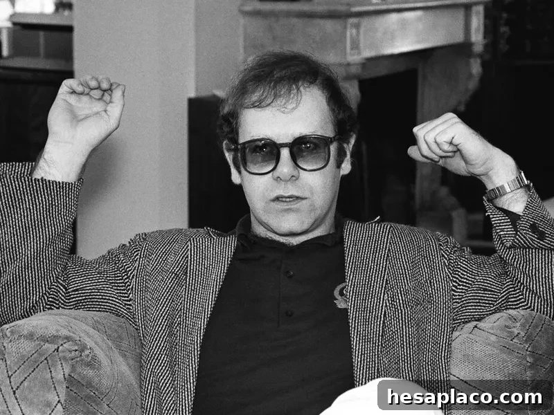 Elton John in 1982
