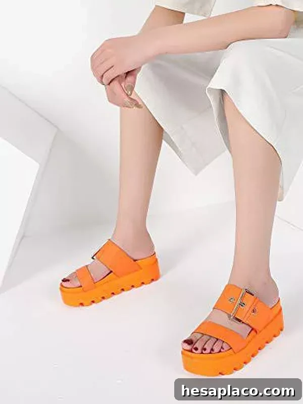 MACKIN J 591-1 Women's Open Toe Platform Slide Sandals