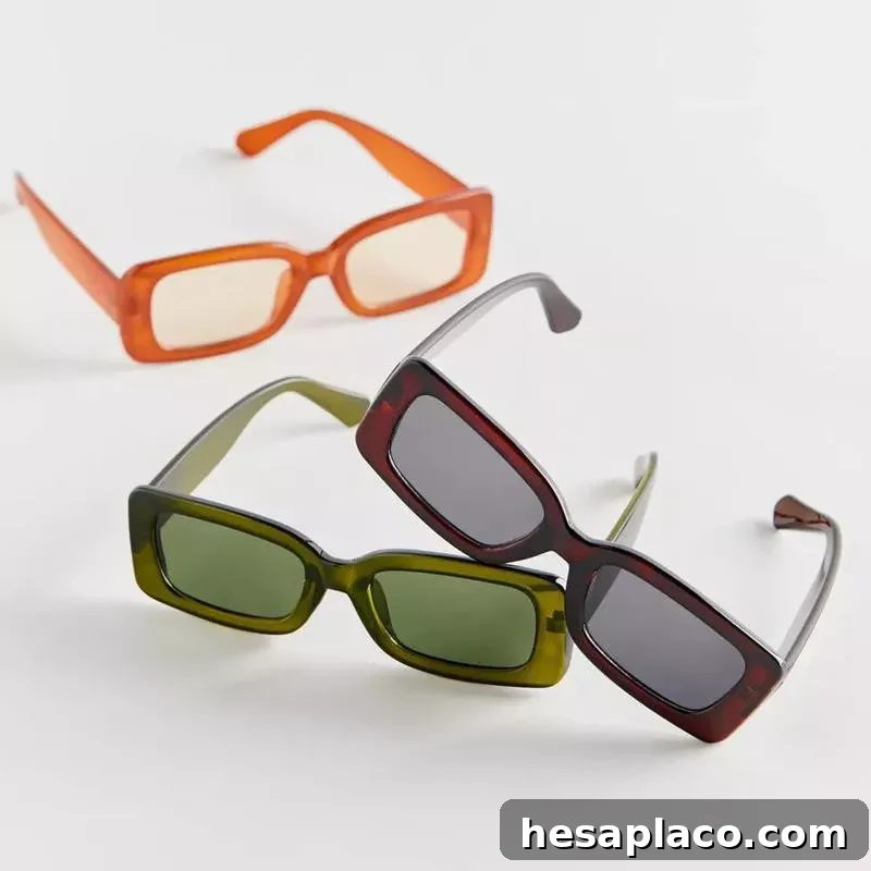 Fairfax Chunky Rectangle Sunglasses
