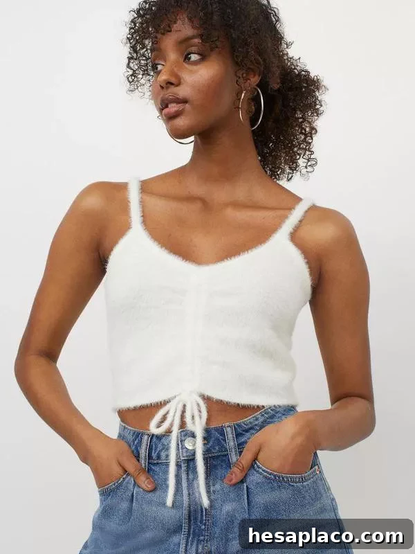 Brushed Crop Top