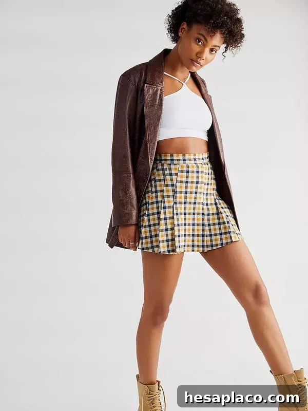 Honey Pleated Skirt