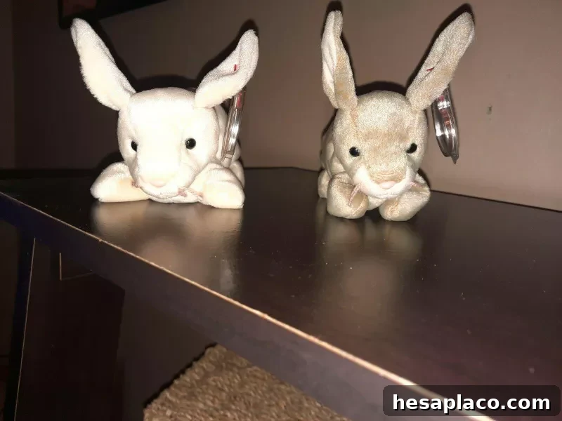 Nibbler and Nibbly Beanie Babies