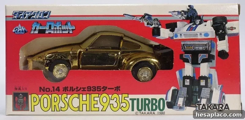 The Porsche 935 in its packaging
