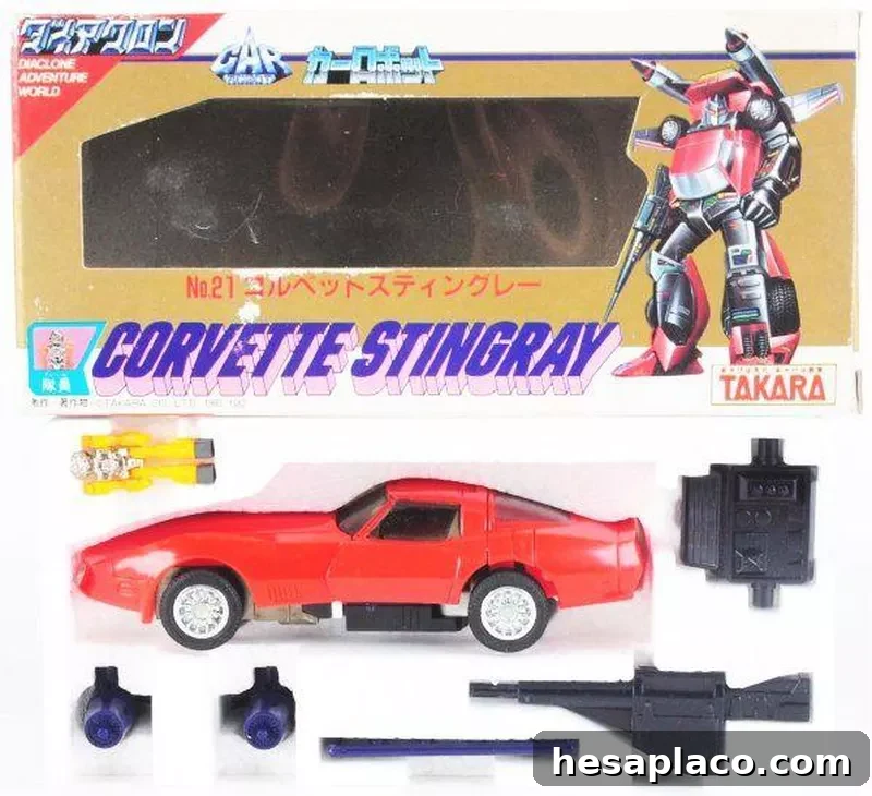 The Corvette and accesories