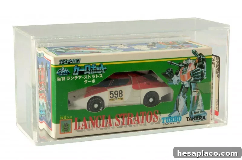 A Lancia Stratos in box