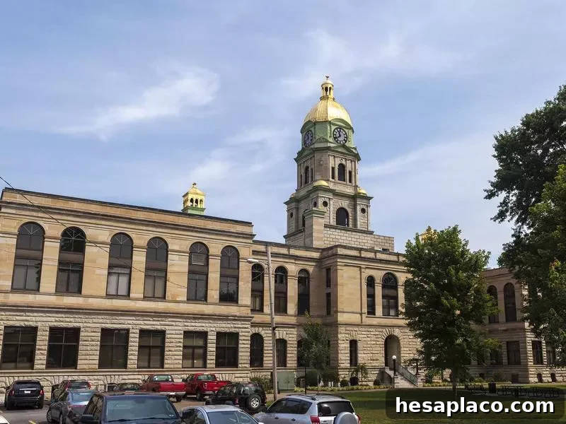 Cabell County Courthouse In Huntington, West Virginia