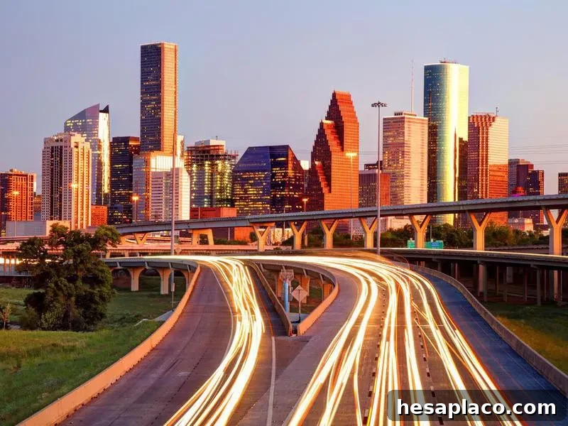 Downtown Houston, Texas Skyline