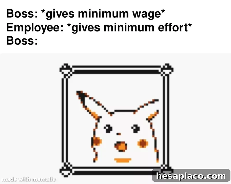 Minimum wage meme