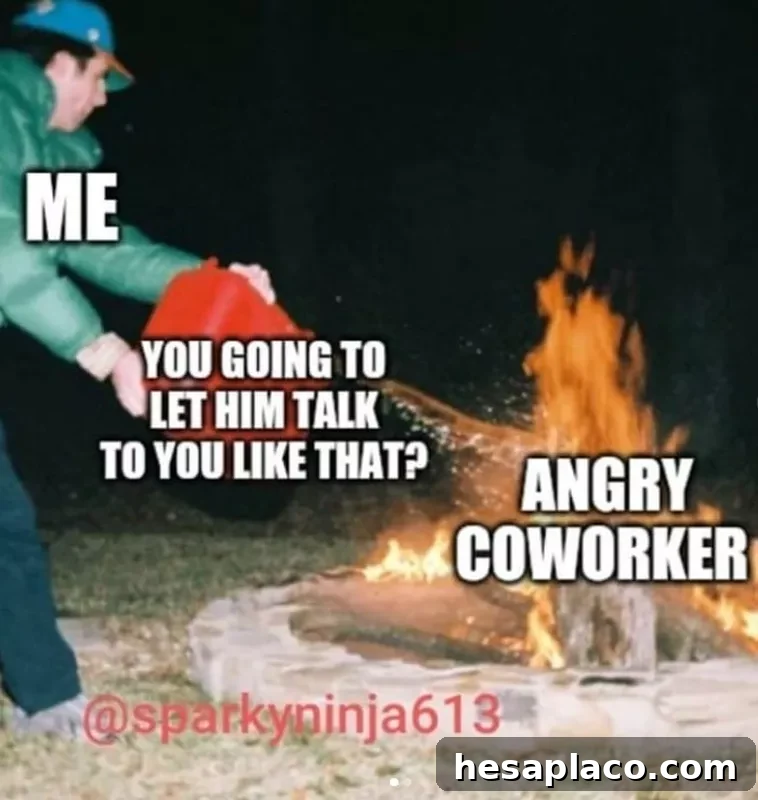 Workplace meme