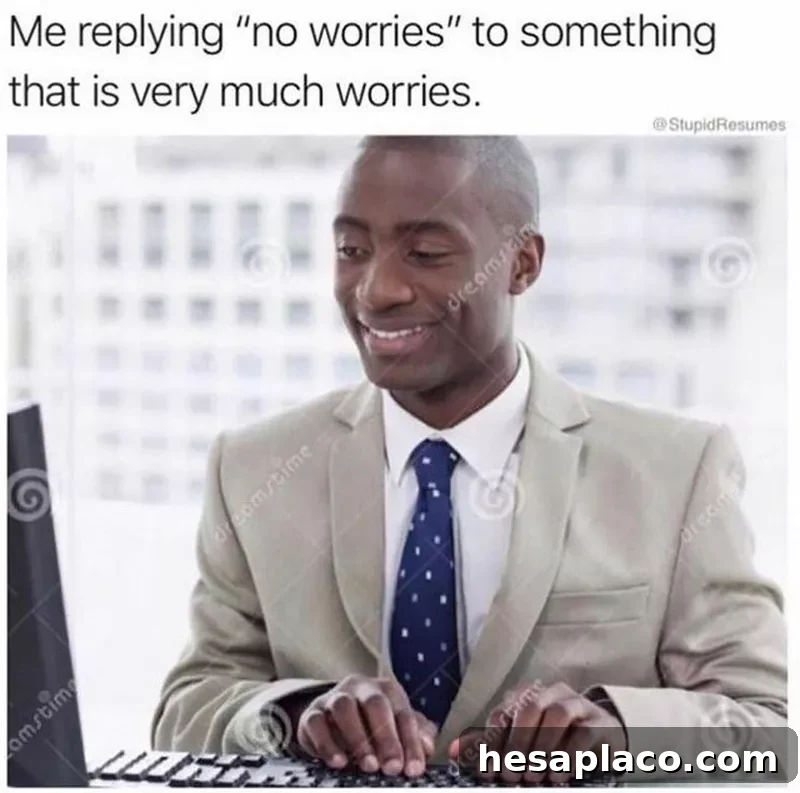 no worries meme