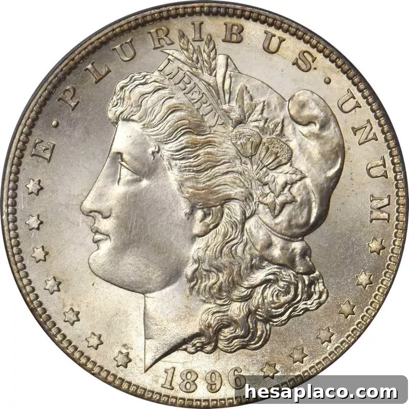 1896-S Morgan Silver Dollar