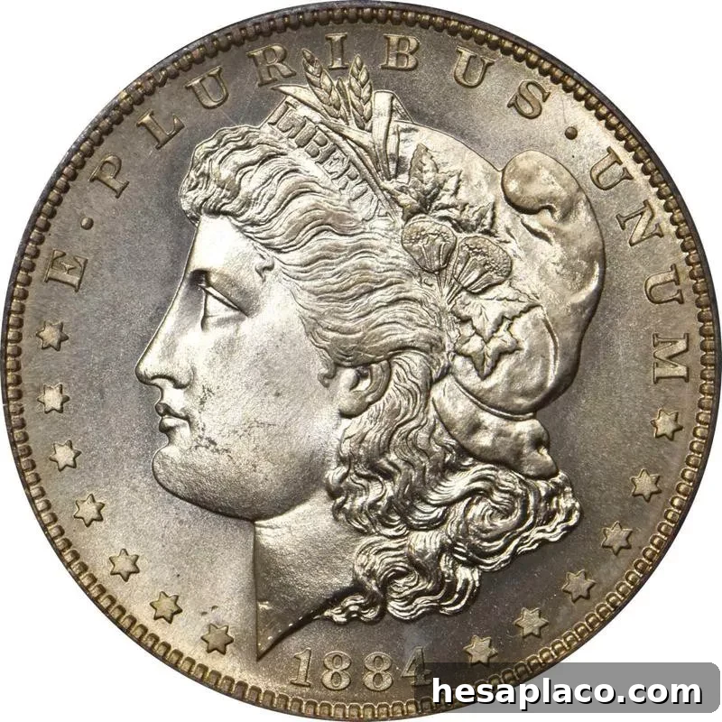 1884-S Morgan Silver Dollar