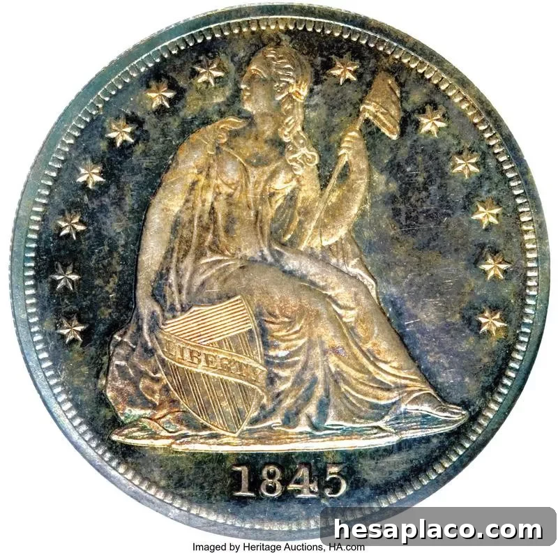 1845 Seated Liberty