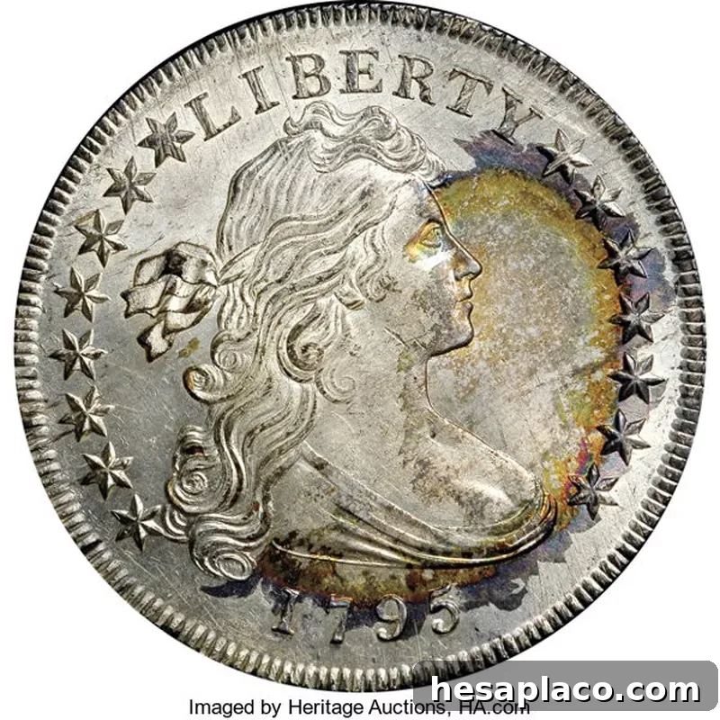 1795 Draped Bust Off Center