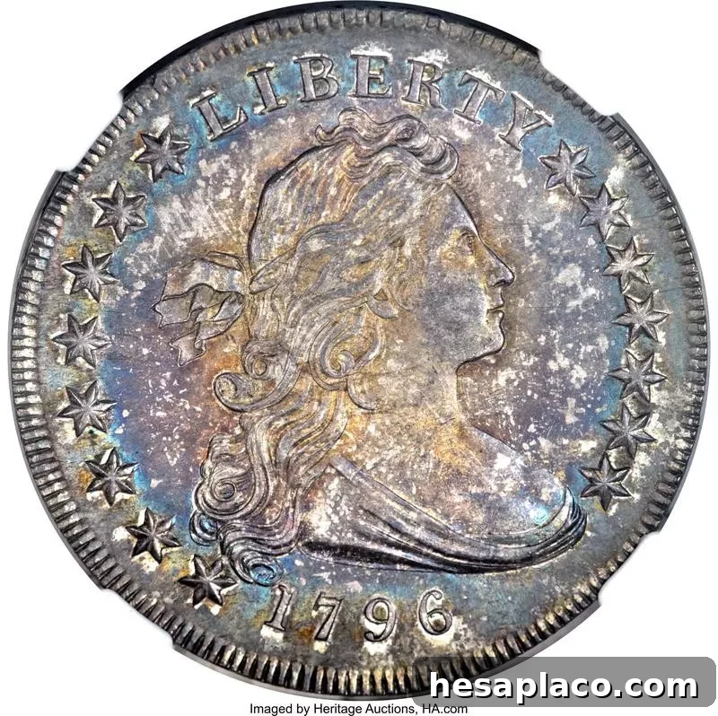 1796 Small Date, Small Letters Silver Dollar