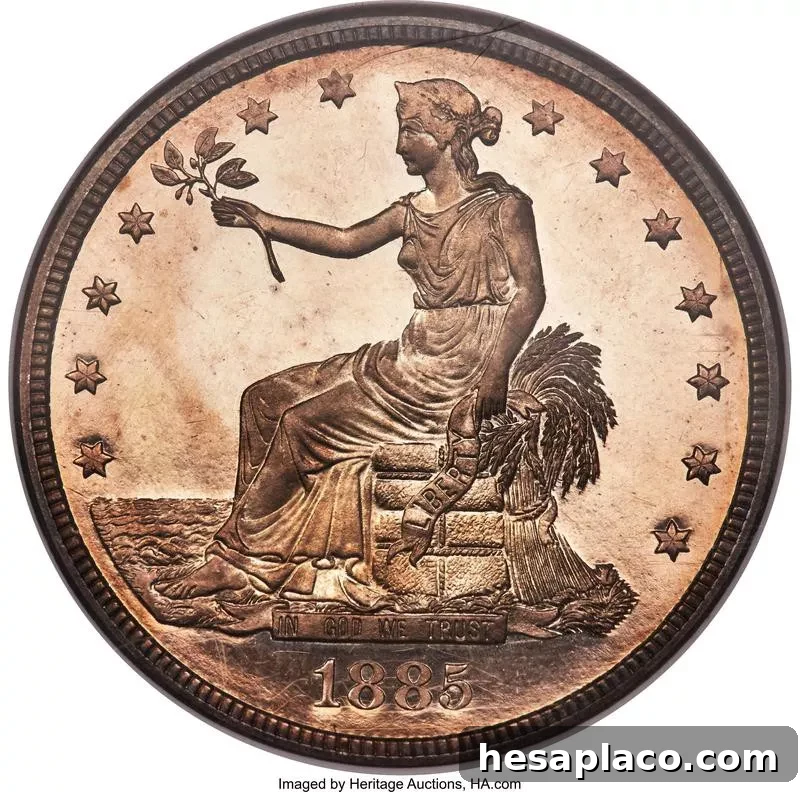 1885 Silver Trade Dollar