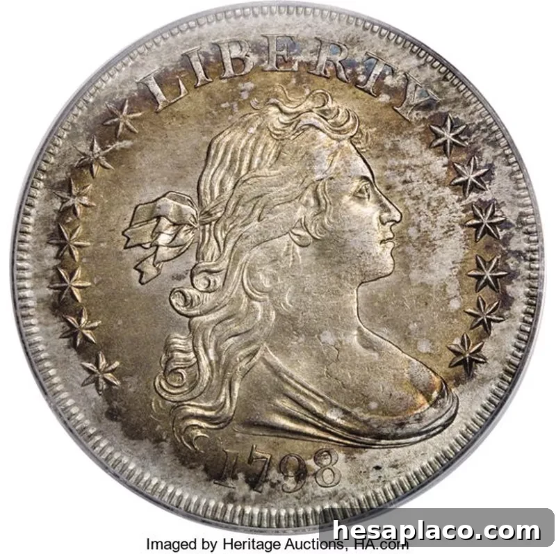 1798 Draped Bust 13 Stars