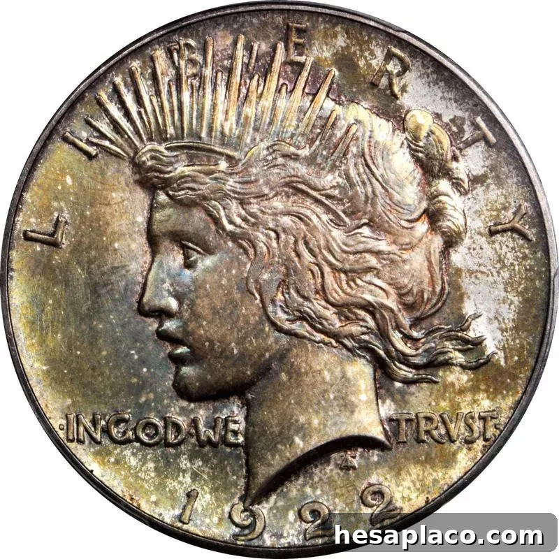 1922 Peace Silver Dollar