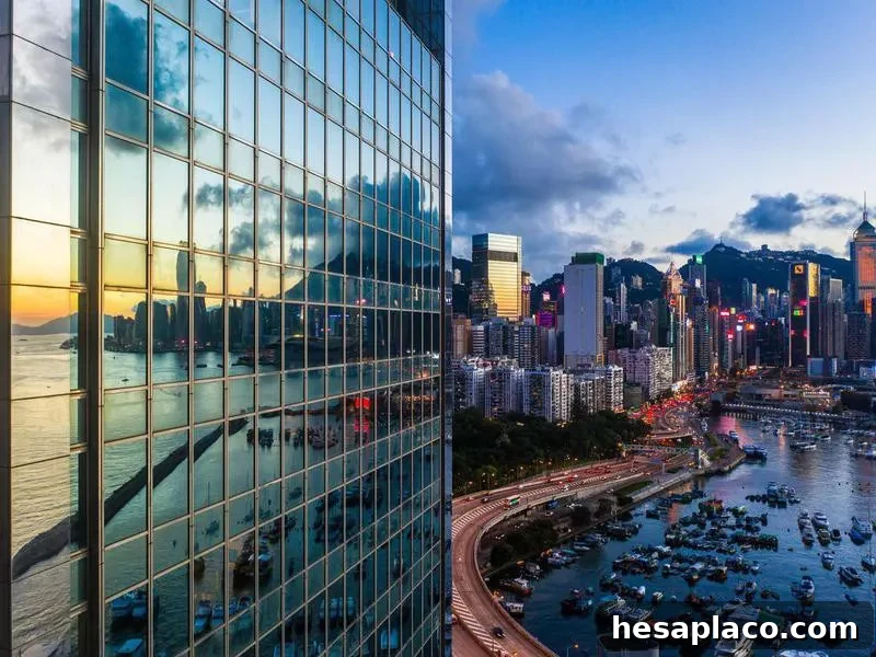 Hong Kong at night