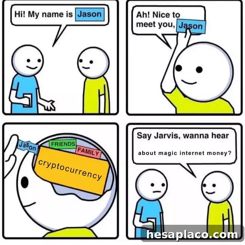 Cryptocurrency comic