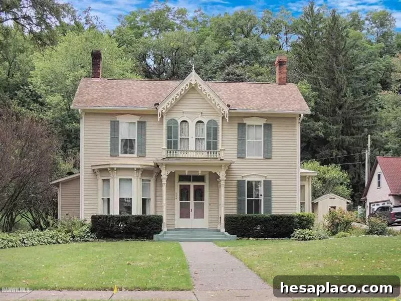 Victorian house in Galena, Illinois