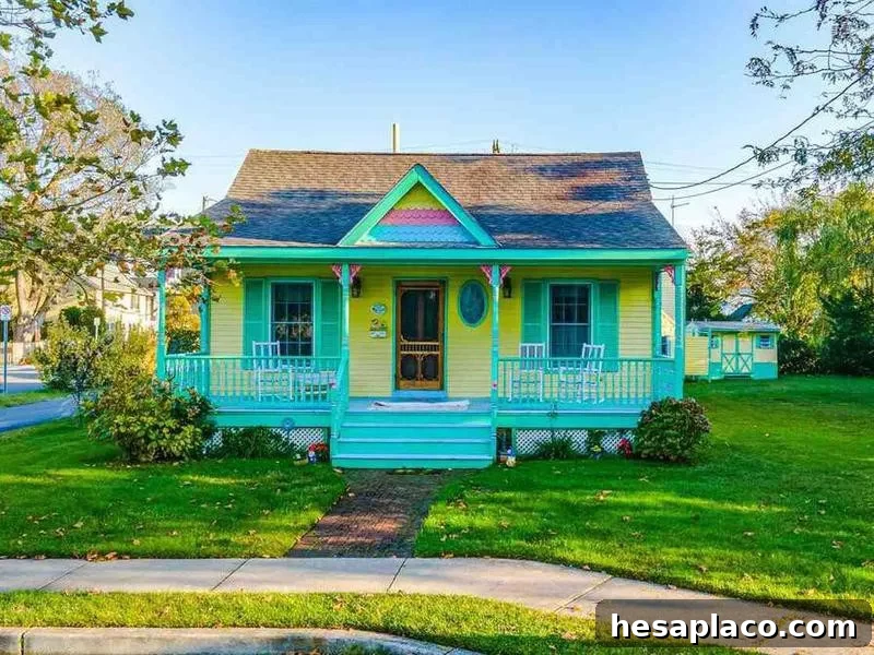 Colorful house in Cape May