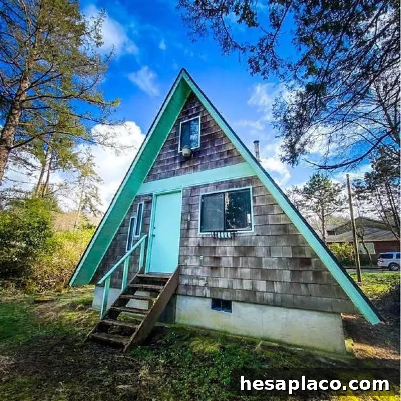 A-frame house example