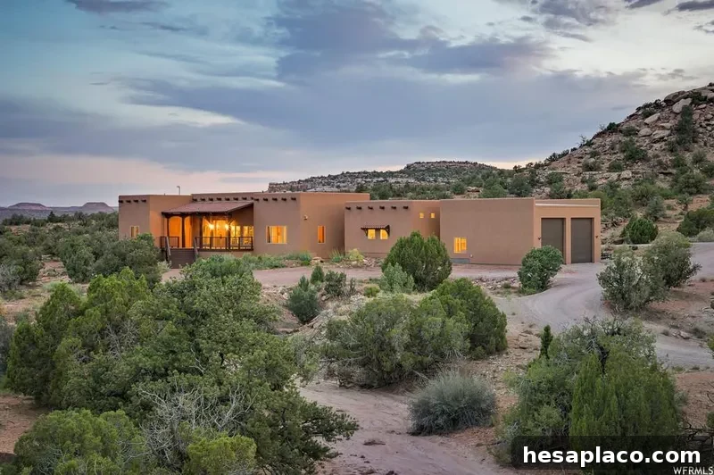 Pueblo-style house in Moab, Utah