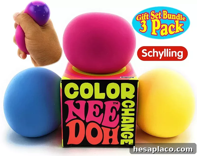 Nee-Doh Schylling Color Change Groovy Glob