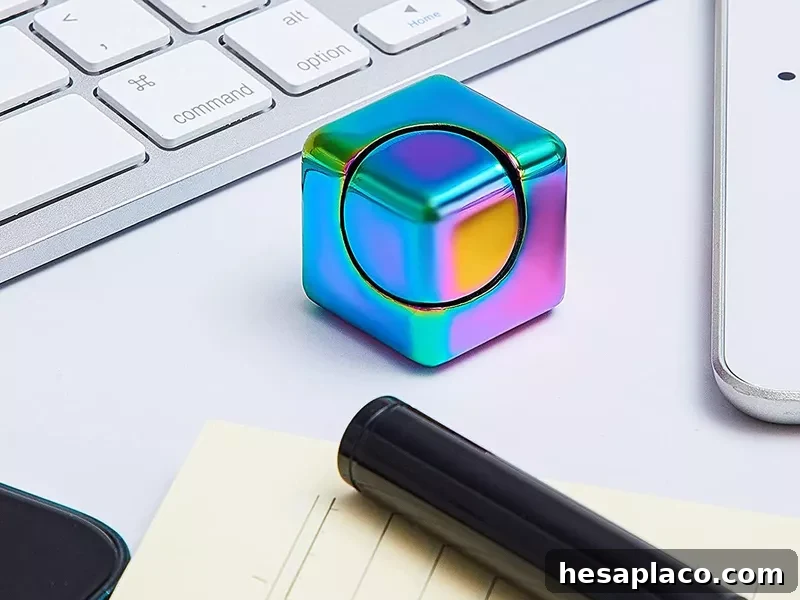 Zhanmai Fidget Cube Spinner Anti-Anxiety Focusing Fidget Toy
