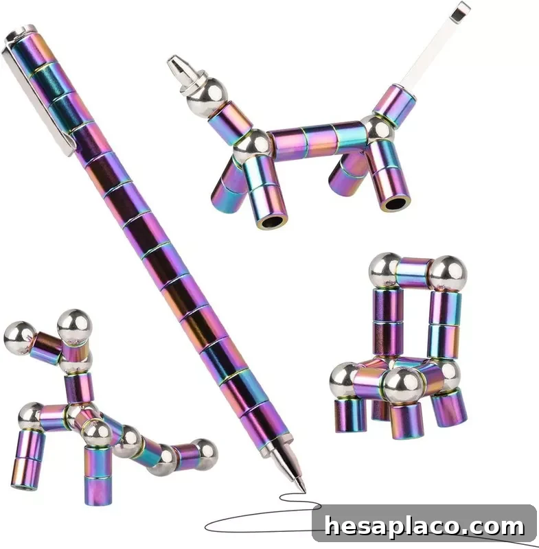 HKDGYHON Decompression Magnetic Metal Pen