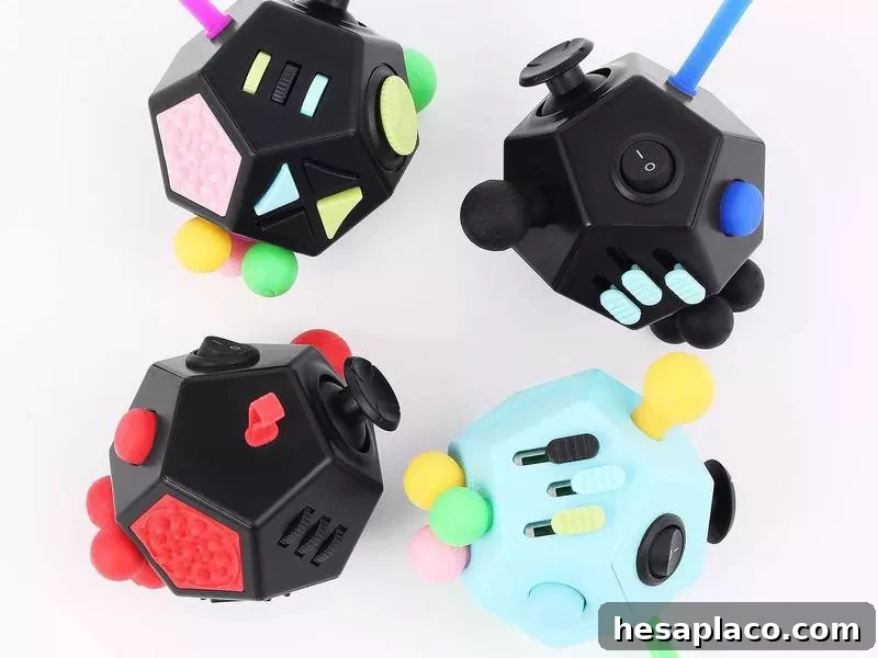 Dodecagon Fidget Toy for Adults with Anxiety