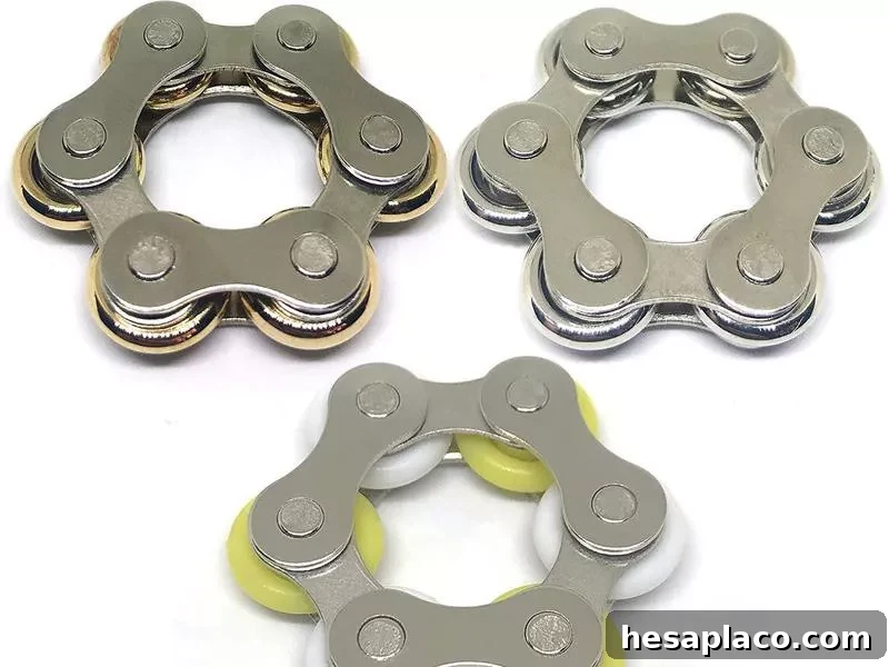 Roller Chain Fidget Toy for Adults